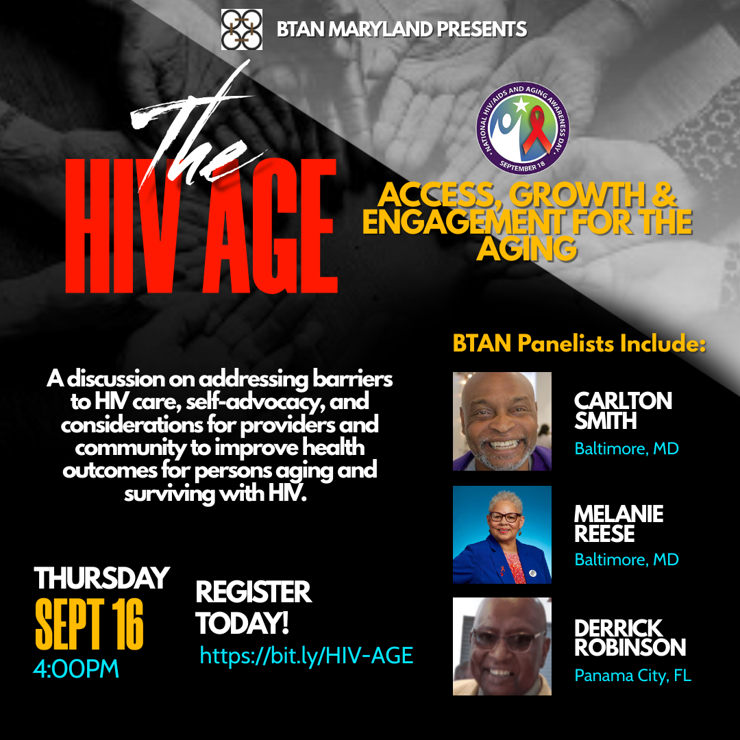 The HIV Age Flyer Art